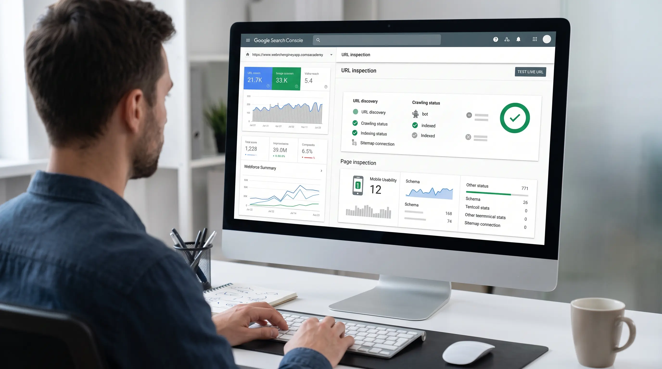Ilustrasi URL Inspection Google Search Console